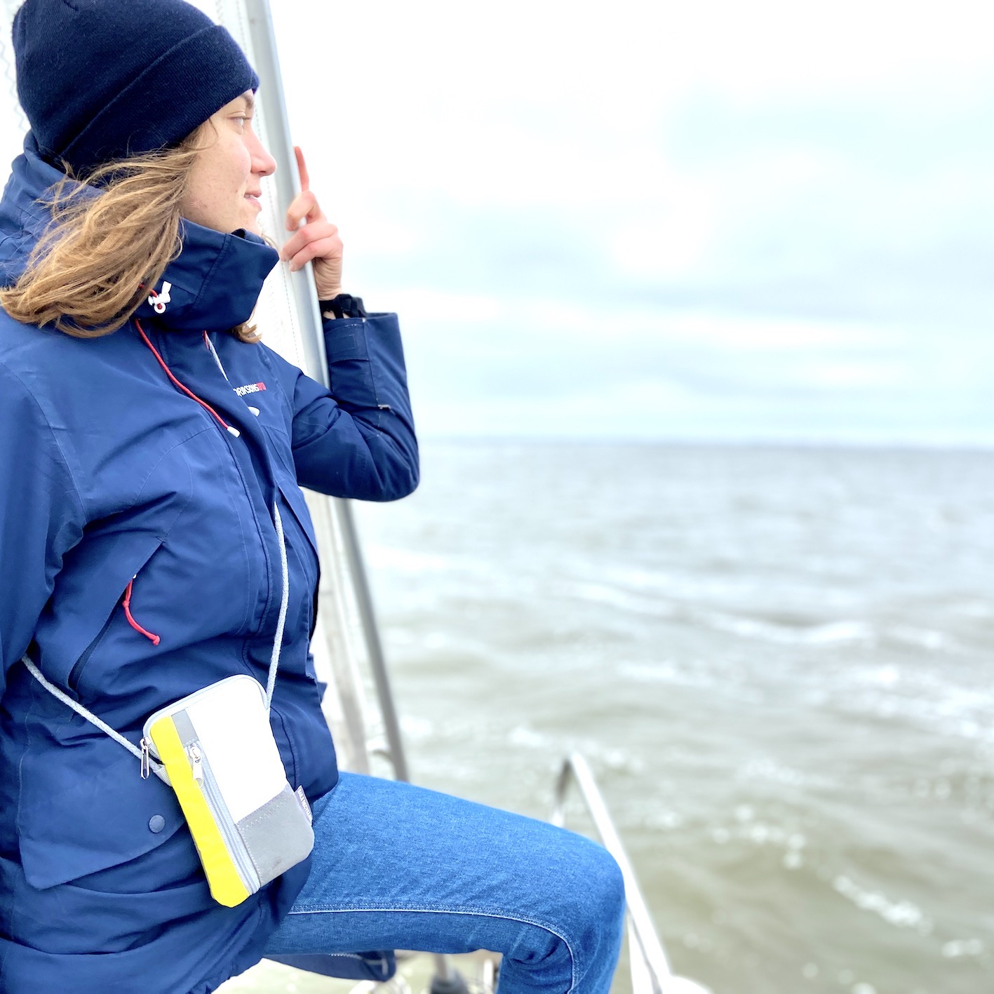 Nautk Lütt - mobile phone bag made from recycled Sailcloth